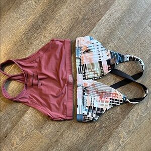 PINK Victoria's Secret Mauve and Multicolor Sports Bras